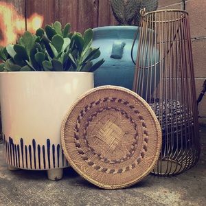 Woven Small Boho Basket Wall Decor